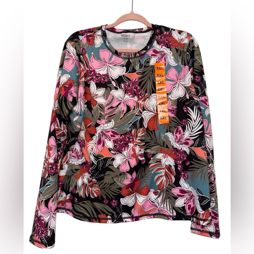 Roxy Long Sleeve Swim Shirt Sun Protection